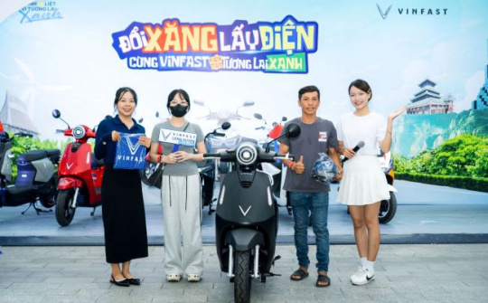 Chính sách ưu đãi thúc đẩy thị trường xe máy điện tại An Giang