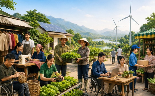 Tạo sinh kế bền vững cho lao động yếu thế: Từ chính sách an sinh đến phát triển bao trùm