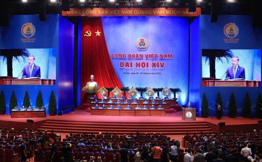 Bài phát biểu của Tổng Bí thư, Chủ tịch nước Tô Lâm tại Đại hội Công đoàn Việt Nam lần thứ XIV