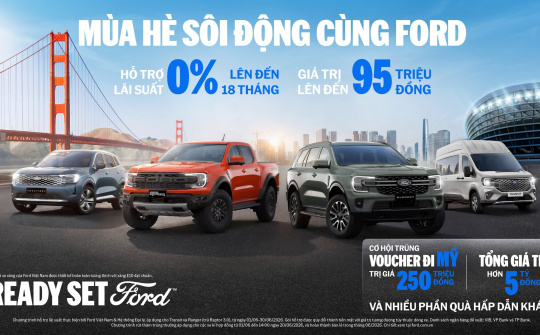 Nâng cao trải nghiệm người dùng: Ford Việt Nam triển khai chuỗi ưu đãi hè quy mô lớn