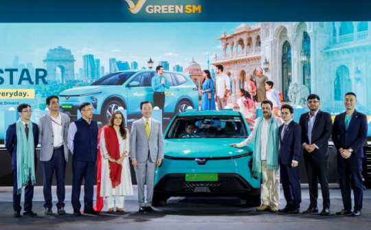 Green SM mở rộng dấu ấn tại Ấn Độ với dịch vụ taxi điện Green SM Limo