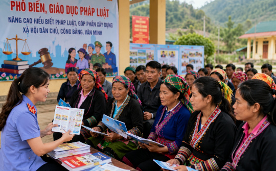 Tăng cường phổ biến, giáo dục pháp luật cho nhóm đối tượng đặc thù: Bảo đảm quyền tiếp cận pháp luật và thúc đẩy công bằng xã hội