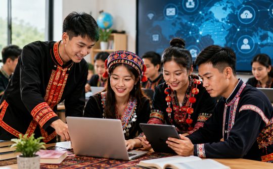 Trao cơ hội cho sinh viên dân tộc thiểu số trong kỷ nguyên số để mở rộng cánh cửa phát triển nguồn nhân lực chất lượng cao