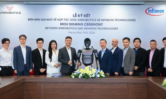 Hợp tác VinRobotics – Infineon: Nền tảng cho thế hệ robot thông minh ứng dụng AI vật lý