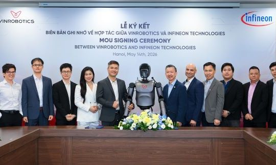 Hợp tác VinRobotics – Infineon: Nền tảng cho thế hệ robot thông minh ứng dụng AI vật lý