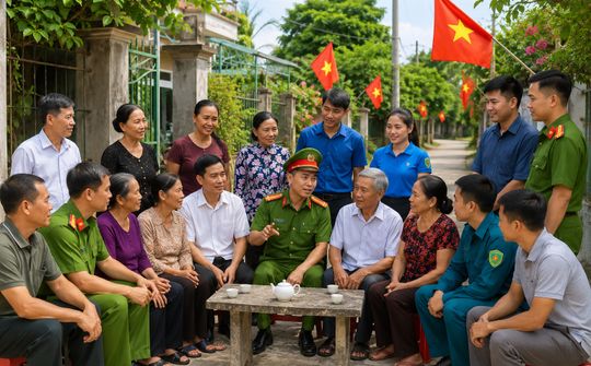 Phát huy vai trò Nhân dân trong bảo đảm an ninh, trật tự: Xây dựng thế trận an ninh vững chắc từ cơ sở