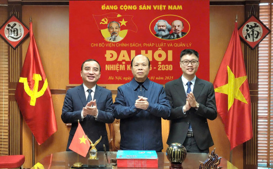 Đại hội Chi bộ Viện Chính sách, Pháp luật và Quản lý: Phấn đấu giữ vững sự phát triển của Viện - gắn nghiên cứu với thực tiễn trong hoat động nghiên cứu, truyền thông khoa học