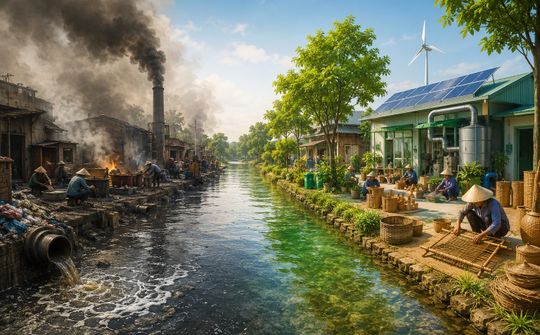 Giữ sinh kế phải đi đôi với bảo vệ môi trường: Chuyển đổi mô hình phát triển làng nghề theo hướng xanh và bền vững