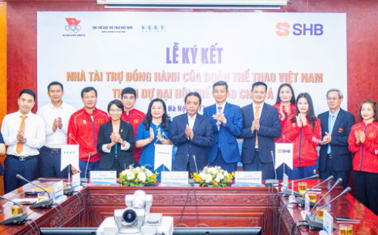 Từ trách nhiệm cộng đồng đến khát vọng vươn tầm: SHB đồng hành cùng thể thao Việt Nam tại ASIAD 2026