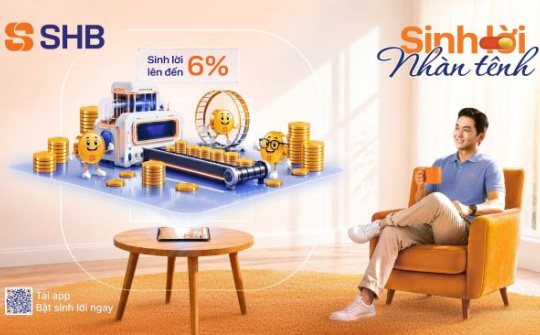 SHB SAHA ra mắt tính năng tự động sinh lời dòng tiền nhàn rỗi