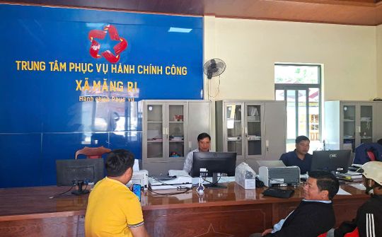 Măng Ri (Quảng Ngãi): Đưa cải cách hành chính đến gần người dân