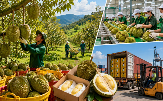 Sầu riêng Việt Nam: Mở rộng thị trường, nâng giá trị bằng chất lượng