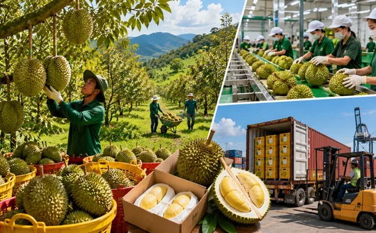 Sầu riêng Việt Nam: Mở rộng thị trường, nâng giá trị bằng chất lượng