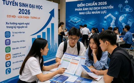 Tuyển sinh đại học 2026: Khi điểm chuẩn phản ánh sự dịch chuyển nhu cầu nhân lực