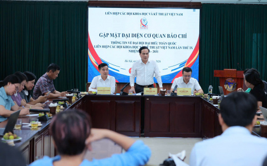 489 đại biểu chính thức tham dự Đại hội Liên hiệp các Hội KH&KT Việt Nam lần thứ IX
