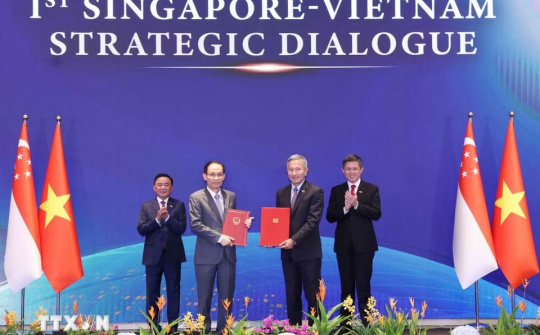 Tuyên bố chung Việt Nam - Singapore về Chiến lược Kết nối công nghệ