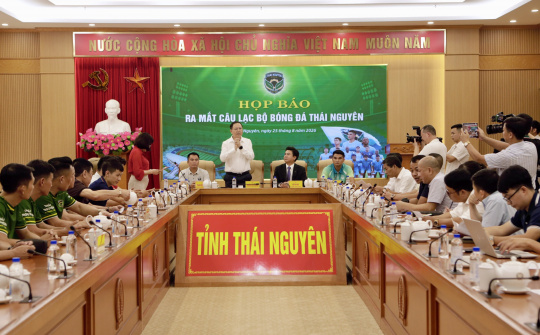 Thái Nguyên: Bước tiến mới trên hành trình phát triển bóng đá chuyên nghiệp
