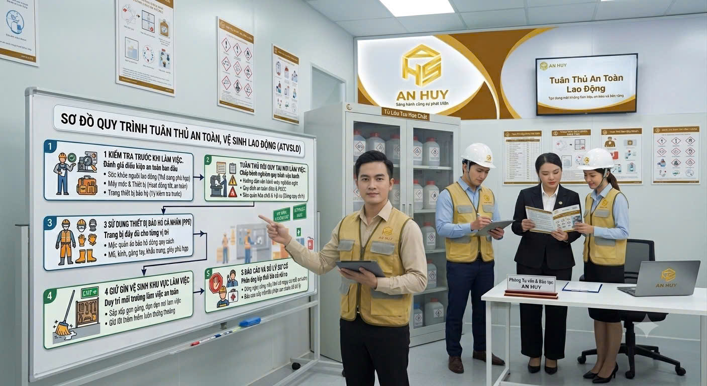 An Huy đủ điều kiện huấn luyện an toàn, vệ sinh lao động