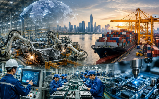 Công nghiệp chế biến, chế tạo: Động lực dẫn dắt tăng trưởng và nâng cao năng lực cạnh tranh của nền kinh tế