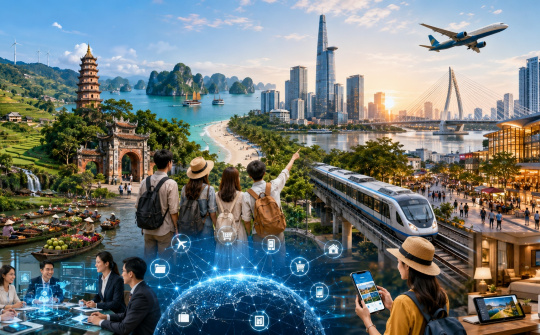 Liên kết đa ngành: Mở rộng không gian tăng trưởng và nâng cao năng lực cạnh tranh của du lịch Việt Nam