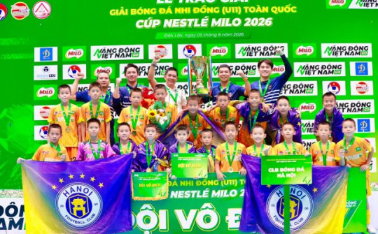 U11 CLB Bóng đá Hà Nội: Chiếc cúp vô địch của cả hệ thống