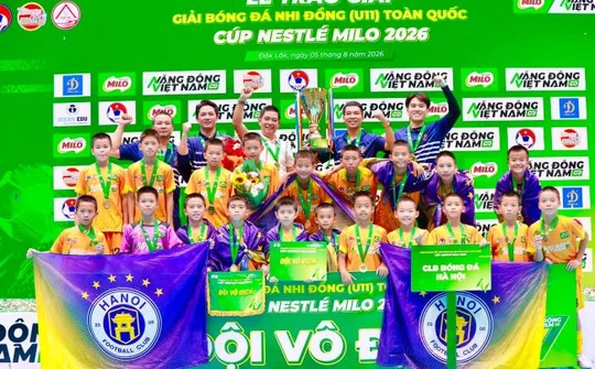 U11 CLB Bóng đá Hà Nội: Chiếc cúp vô địch của cả hệ thống