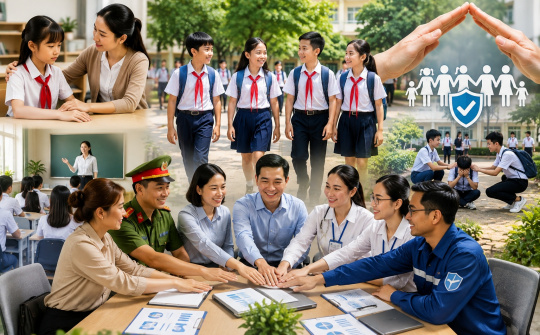 Kiến tạo môi trường giáo dục an toàn từ cơ chế phối hợp liên ngành: Nền tảng phòng ngừa bạo lực học đường bền vững