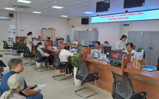 Trung tâm Phục vụ hành chính công phường Châu Đốc: Nâng tầm chất lượng phục vụ, kiến tạo nền hành chính hiện đại