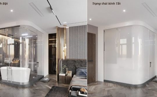Kính điện thông minh Eurowindow: Linh hoạt chuyển đổi không gian riêng tư và mở