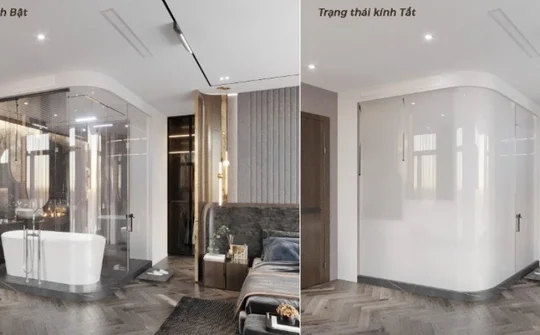 Kính điện thông minh Eurowindow: Linh hoạt chuyển đổi không gian riêng tư và mở