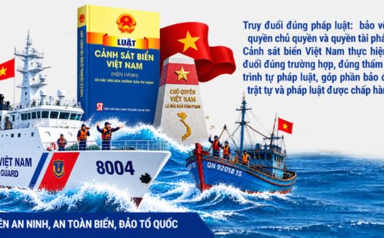 Cảnh sát biển Việt Nam thực hiện quyền truy đuổi tàu thuyền trên biển trong trường hợp nào?