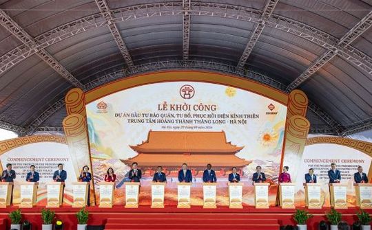 Hà Nội: Khởi công Dự án đầu tư bảo quản, tu bổ, phục hồi Điện Kính Thiên