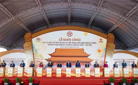 Hà Nội: Khởi công Dự án đầu tư bảo quản, tu bổ, phục hồi Điện Kính Thiên