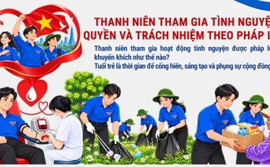 Thanh niên tham gia tình nguyện - Quyền và trách nhiệm theo pháp luật