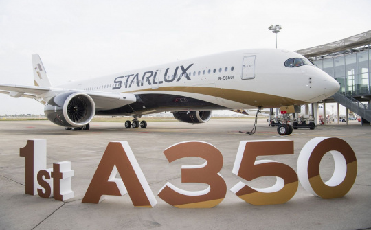STARLUX nhận máy bay A350 đầu tiên