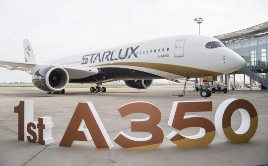 STARLUX nhận máy bay A350 đầu tiên