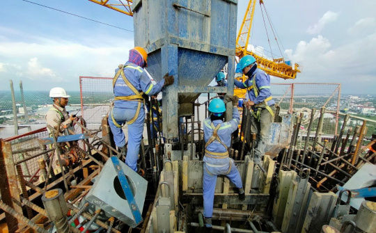 Khắc phục khó khăn, Dự án cầu Mỹ Thuận 2 vượt tiến độ