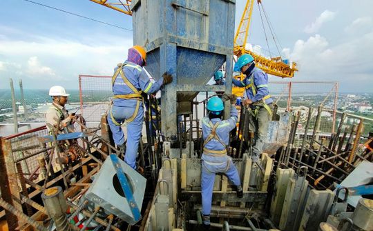 Khắc phục khó khăn, Dự án cầu Mỹ Thuận 2 vượt tiến độ