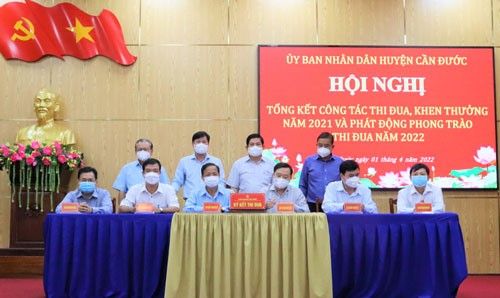 Huyện Cần Đước: Phát huy tinh thần chương trình thi đua khen thưởng năm 2022