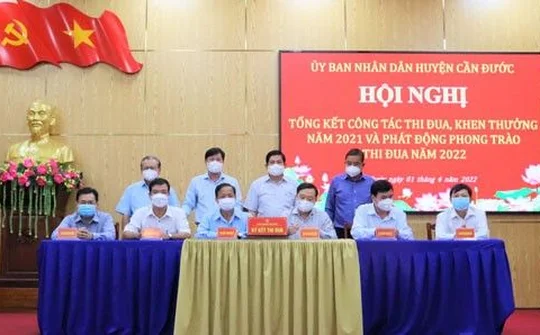 Huyện Cần Đước: Phát huy tinh thần chương trình thi đua khen thưởng năm 2022