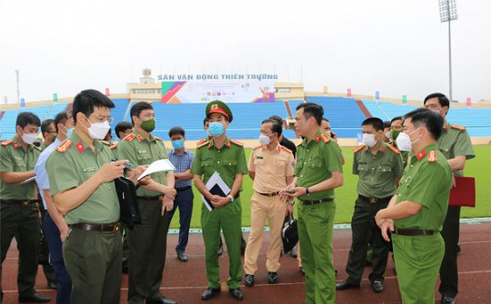 Công an TP Nam Định đảm bảo an ninh, an toàn tuyệt đối cho SEA Games 31