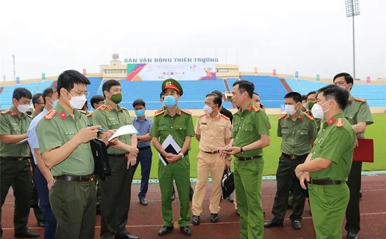Công an TP Nam Định đảm bảo an ninh, an toàn tuyệt đối cho SEA Games 31