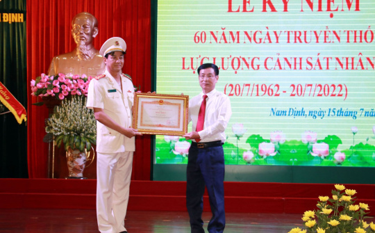 Công an Nam Định tự hào 60 năm truyền thống lực lượng Cảnh sát nhân dân