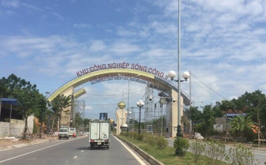 Thái Nguyên: Điều chỉnh mức đầu tư Dự án xây dựng hạ tầng KCN Sông Công II