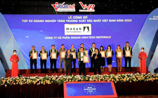Masan High-Tech Materials – Top 50 Doanh nghiệp Tăng trưởng Xuất sắc Việt Nam năm 2021