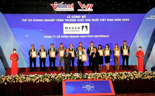 Masan High-Tech Materials – Top 50 Doanh nghiệp Tăng trưởng Xuất sắc Việt Nam năm 2021