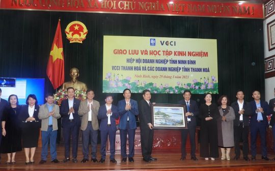 VCCI tổ chức Giao lưu và học tập kinh nghiệm giữa các doanh nghiệp Thanh Hóa và Ninh Bình