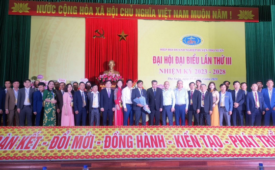 Hội doanh nghiệp huyện Thọ Xuân tổ chức Đại hội lần thứ III, nhiệm kỳ 2023 – 2028