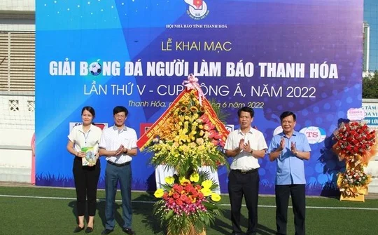 Ấn tượng Giải bóng đá Người làm báo Thanh Hoá lần thứ V - Cúp Đông Á 2022