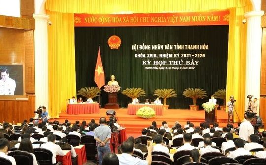 Thanh Hoá: Khai mạc Kỳ họp thứ 7, HĐND tỉnh khóa XVIII